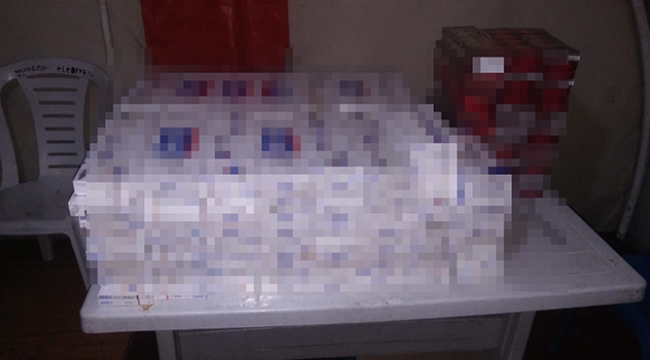 Adana'da bin 670 paket kaçak sigara ele geçirildi