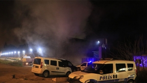 Adana'da fabrika yangını