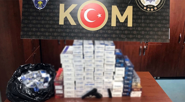 Adana'da kaçak sigara operasyonu