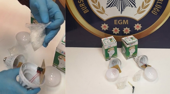 Ampulün içinden 568 adet uyuşturucu çıktı