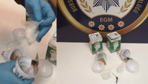 Ampulün içinden 568 adet uyuşturucu çıktı