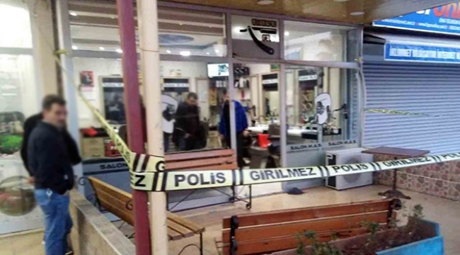 Erkek kuaförüne silahlı saldırı