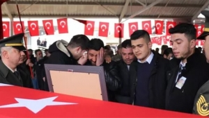 İdlib şehidi son yolculuğuna uğurlandı