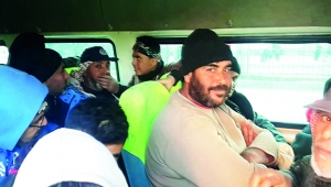 Tarım işçilerini taşıyan servis araçları denetlendi