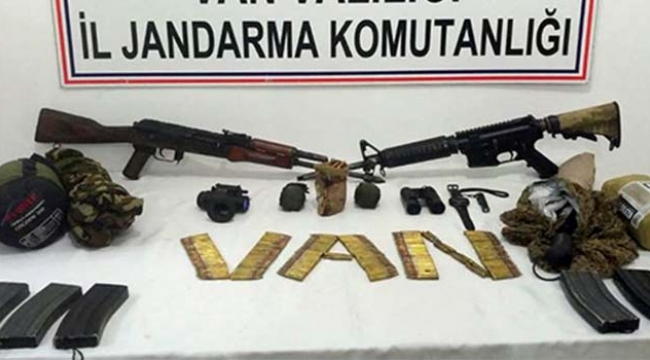 Terörist sağ yakalandı evinden cephanelik çıktı