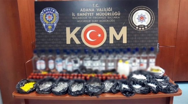 80 bin lira değerinde kaçak içki ele geçirildi