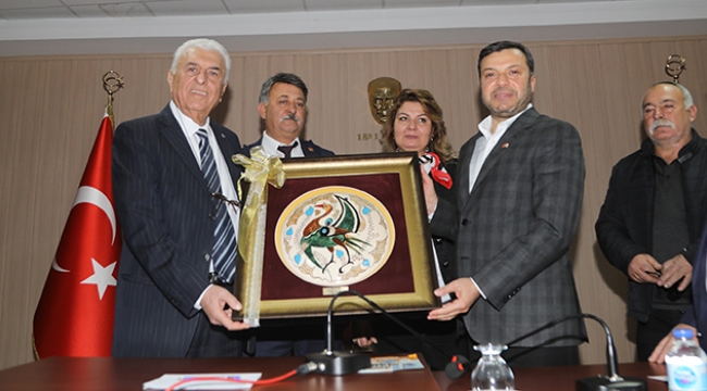 Başkan Kocaispir, Kıbrıslı muhtarları ağırladı