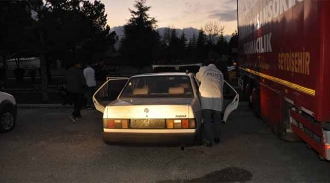 Çalınan otomobil terk edilmiş halde bulundu