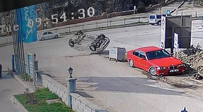 Feci kaza kameralara böyle yansıdı