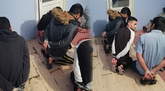 Kendilerine polis süsü vererek gasp yaptılar