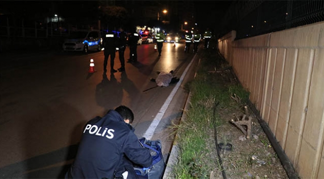 Panelvan sürücüsü yayaya çarptı