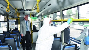 Toplu taşımada Korona temizliği