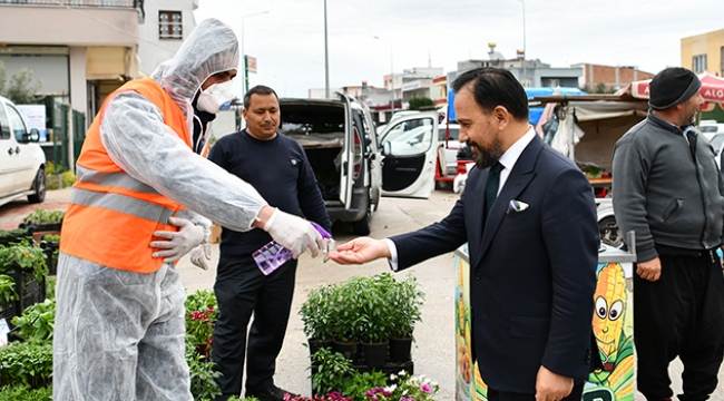 Uludağ, dezenfekte çalışmalarını inceledi