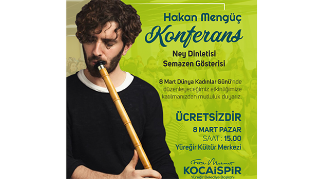 Yüreğir’de Kadınlar Günü’nde Hakan Mengüç konseri