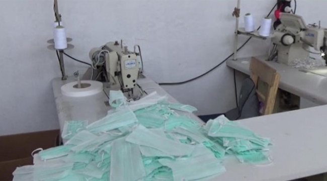 Adana'da kaçak üretilen 86 bin 50 maske ele geçirildi