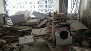 Dairede doğalgaz kaynaklı patlama