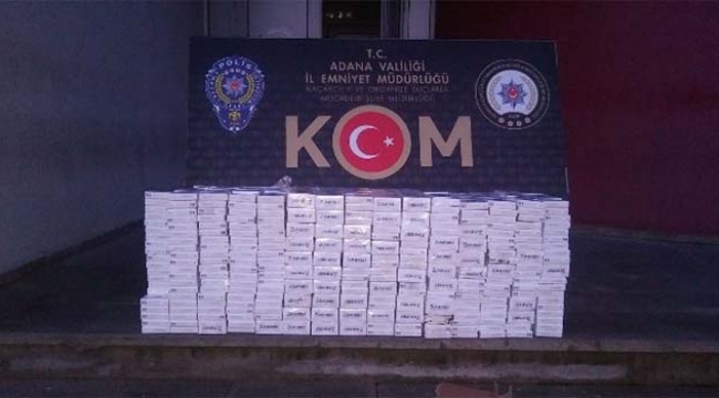 Kaçak sigara ektrikli süpürge ve sobanın içinden çıktı