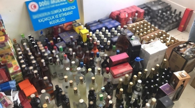 '668 litre sahte alkollü içki ele geçirildi'