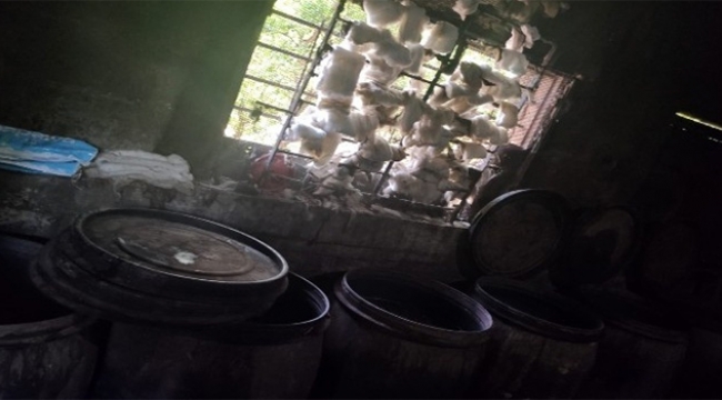 7 bin 425 litre kaçak içki ele geçirildi