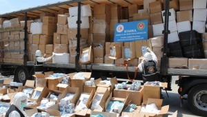 760 bin adet cerrahi maske, 1 milyon 310 bin adet eldiven ele geçirildi