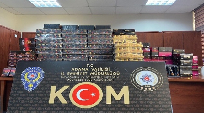 Adana'da kaçakçılık operasyonu