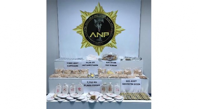 Adana'da uyuşturucu operasyonu