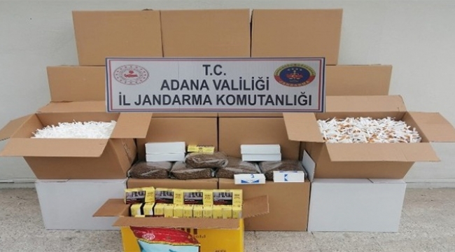 Çok sayıda tütün ve tütün mamülü ele geçirildi