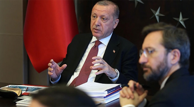 Erdoğan Covid-19 hastaları ile görüştü