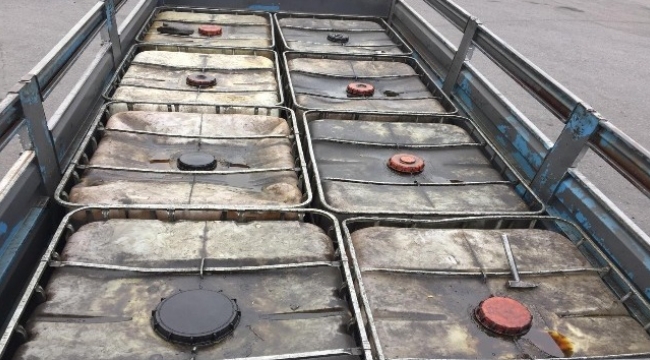 9 bin 500 litre kaçak akaryakıt ele geçirildi