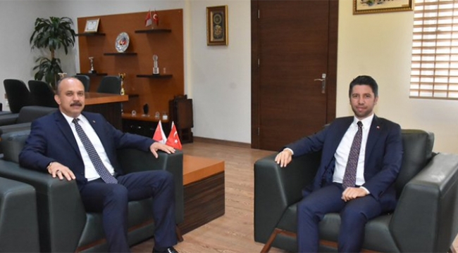 Mehmet Ay Zafer Aktaş'a hayırlı olsun ziyaretinde bulundu