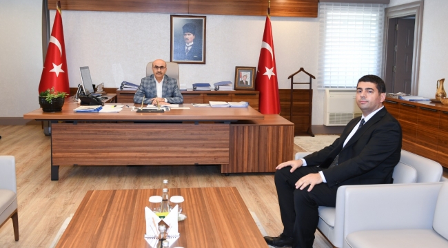 NECATİ AKTAN VALİ DEMİRTAŞ’I ZİYARET ETTİ