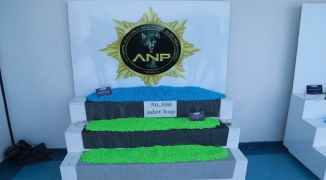 Tırdan 50 bin 300 adet uyuşturucu hap çıktı