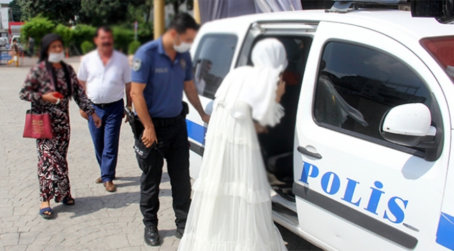 Zorla evlendirilmek istenen genç kızı polis kurtardı