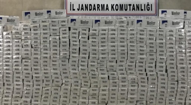 22 bin 440 paket kaçak sigara ele geçirildi