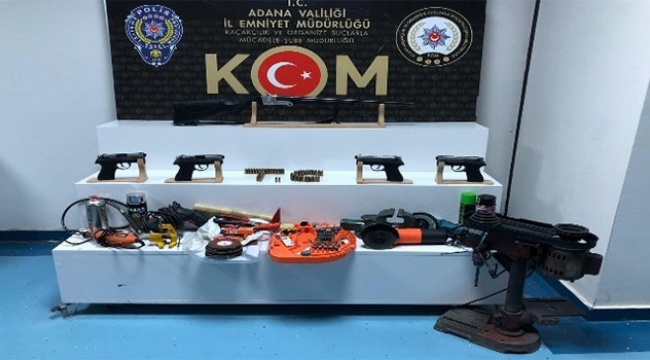 Adana'da silah kaçakçılığı operasyonu