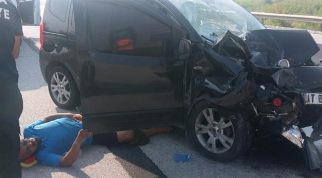 Adana&#039;da trafik kazası