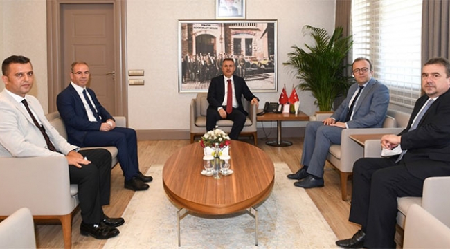 Basın İlan Kurumu Genel Müdürü Rıdvan Duran, Vali Elban'ı Ziyaret Etti