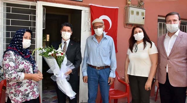 Başkan Mehmet Ay’dan şehit aileleri ile gazilere anlamlı ziyaret