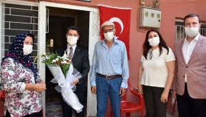 Başkan Mehmet Ay’dan şehit aileleri ile gazilere anlamlı ziyaret