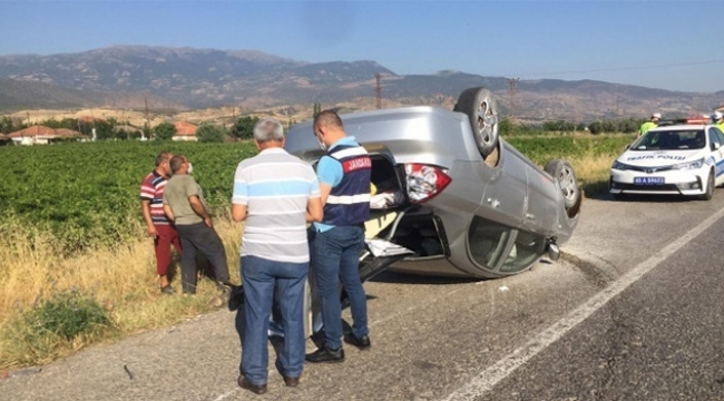 Birbirlerine çarpmamak için kaza yaptılar