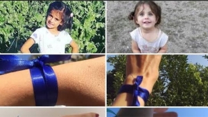 ‘Çocuklar için mavi kurdele tak!’