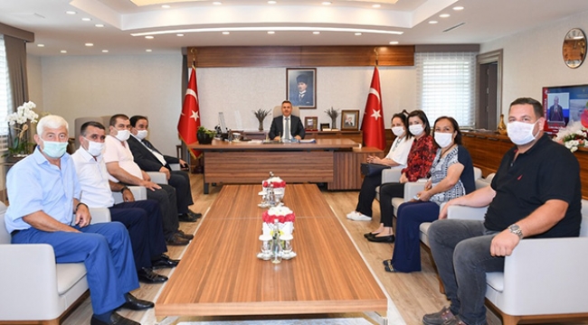 Muhtarlardan Vali Elban’a ziyaret