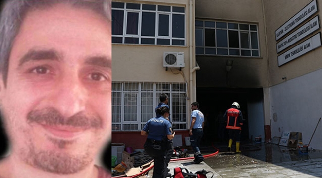 Okulda patlama öğretmen hayatını kaybetti