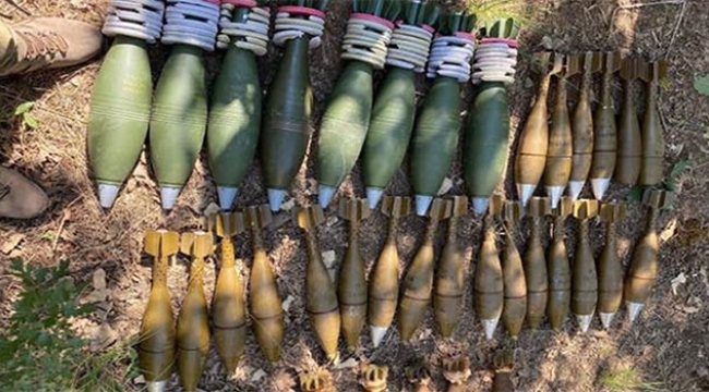 PKK'ya ait çok sayıda silah ve mühimmat ele geçirildi