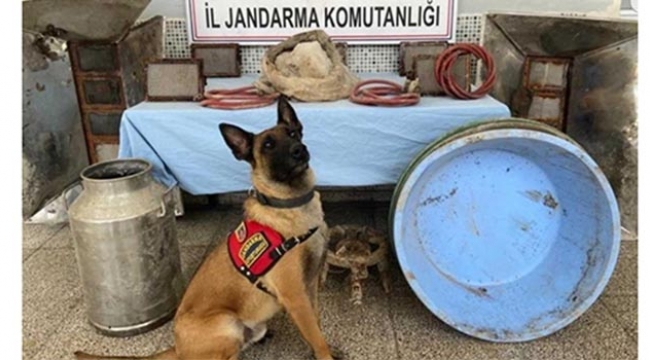 Sığınakta uyuşturucu ele geçirildi