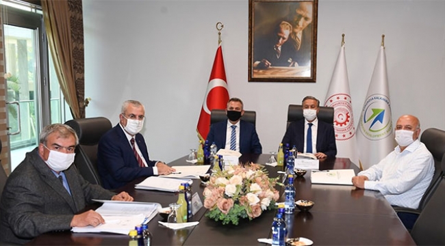 Vali Elban ve Vali Su ÇKA Yönetim Kurulu Toplantısı’na katıldı