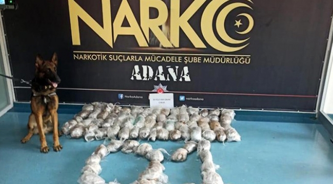 38 kilo 780 gram esrarı kuru kahveye gizlemeye kalktılar