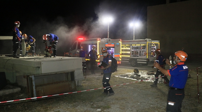 Adana’da deprem tatbikatı