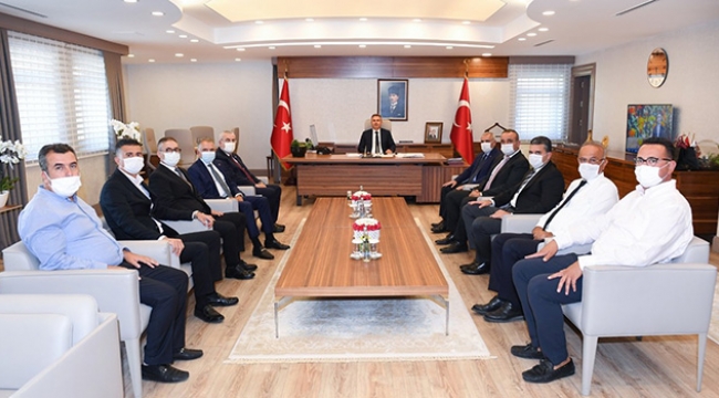 Adana Sanayi Odası Yönetimi, Vali Elban’ı Ziyaret Etti