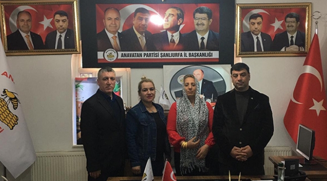ANAP İl Başkanı Üveyik'ten Aslan'a ziyaret